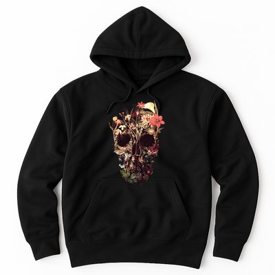 Bloom Skull Flower Hoodie
