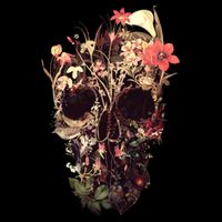 Bloom Skull Flower Apron