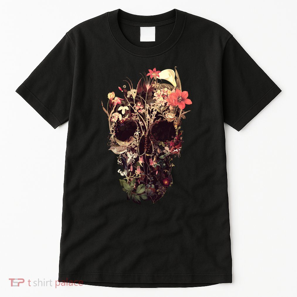 Bloom Skull Flower Tall T-Shirt
