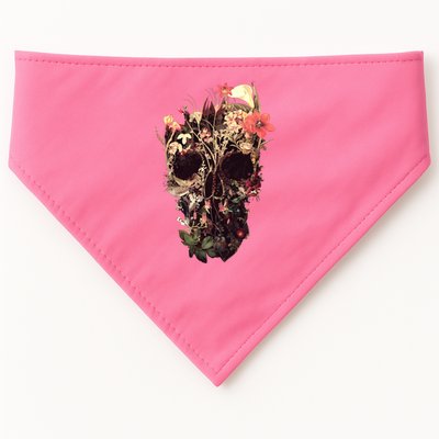 Bloom Skull Flower USA-Made Doggie Bandana