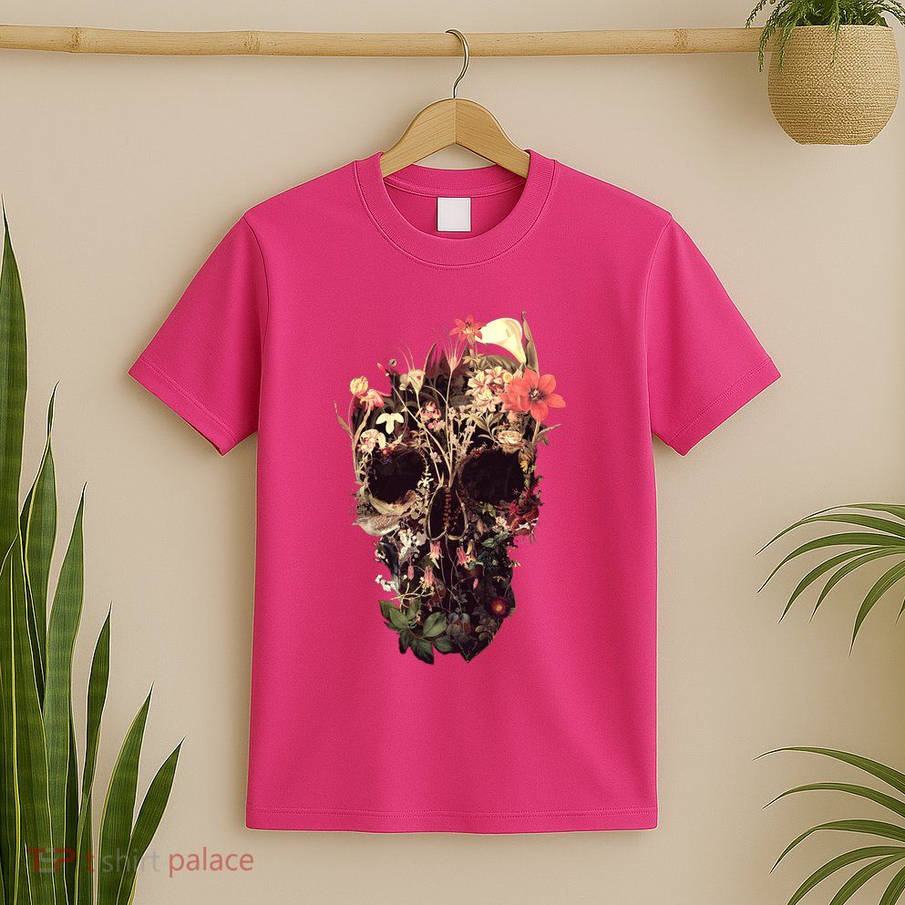 Bloom Skull Flower T-Shirt