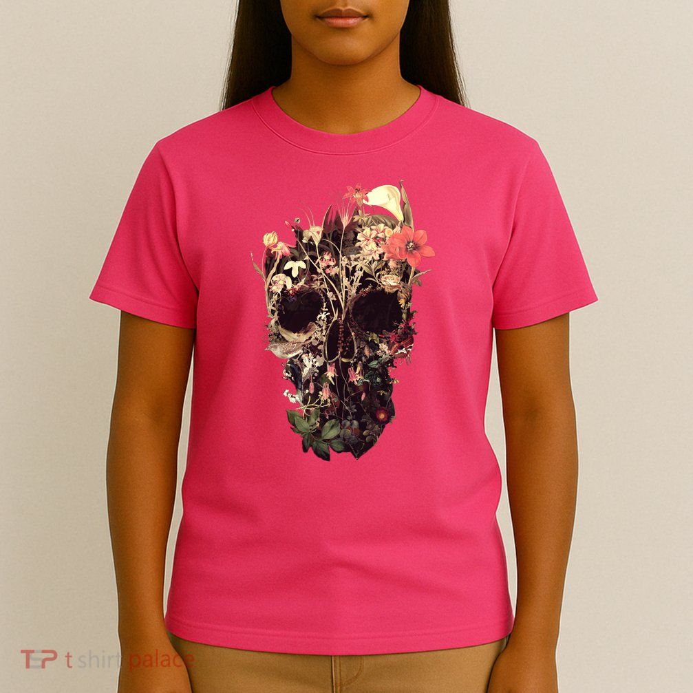 Bloom Skull Flower T-Shirt