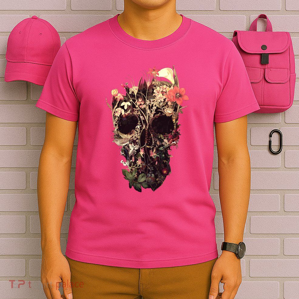Bloom Skull Flower T-Shirt