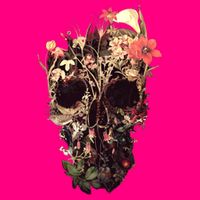 Bloom Skull Flower Magnet