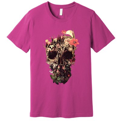 Bloom Skull Flower Premium T-Shirt