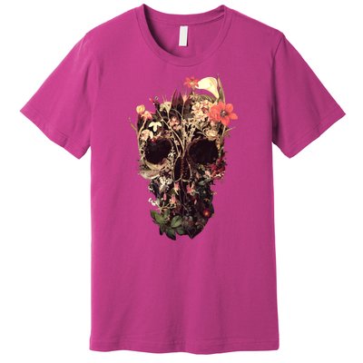 Bloom Skull Flower Premium T-Shirt