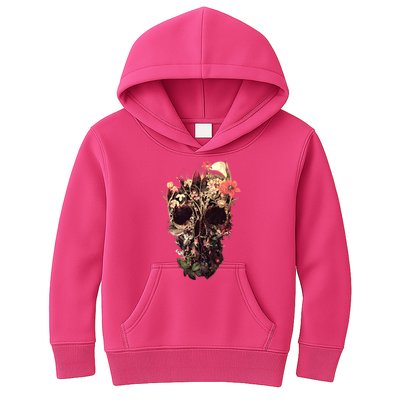 Bloom Skull Flower Kids Hoodie