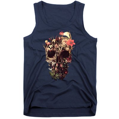 Bloom Skull Flower Tank Top