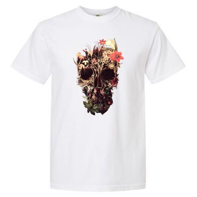 Bloom Skull Flower Garment-Dyed Heavyweight T-Shirt