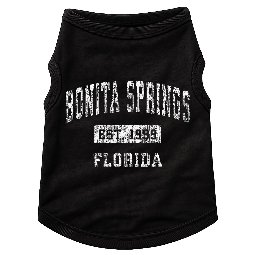 Bonita Springs Florida Fl Vintage Established Doggie Tank
