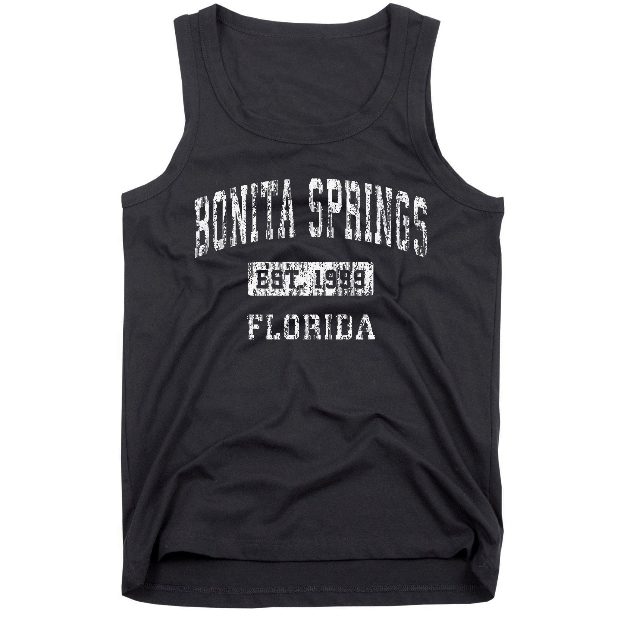 Bonita Springs Florida Fl Vintage Established Tank Top
