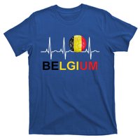 Belgium Soccer Funny Gift Belgium Flag Soccer T-Shirt