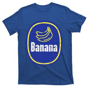 Banana Sticker Funny Fruit Lazy DIY Easy Halloween Costume T-Shirt