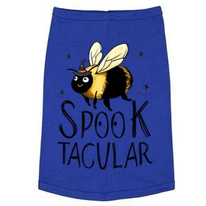 Bee Spooktacular Funny Bumble Bee Halloween Witch Gift Doggie Tank