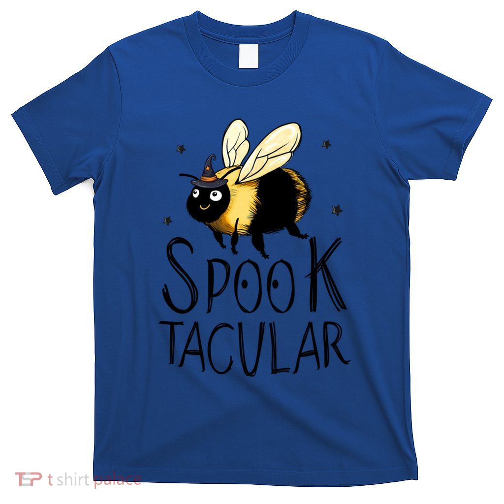 Bee Spooktacular Funny Bumble Bee Halloween Witch Gift T-Shirt