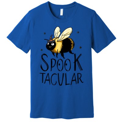 Bee Spooktacular Funny Bumble Bee Halloween Witch Gift Premium T-Shirt