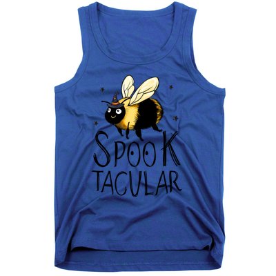 Bee Spooktacular Funny Bumble Bee Halloween Witch Gift Tank Top