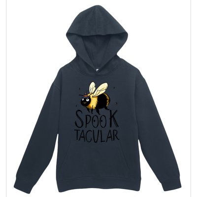 Bee Spooktacular Funny Bumble Bee Halloween Witch Gift Urban Pullover Hoodie