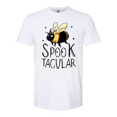 Bee Spooktacular Funny Bumble Bee Halloween Witch Gift Softstyle® CVC T-Shirt