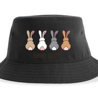 Bunny Squad Funny Rabbits Team Gift Sustainable Bucket Hat