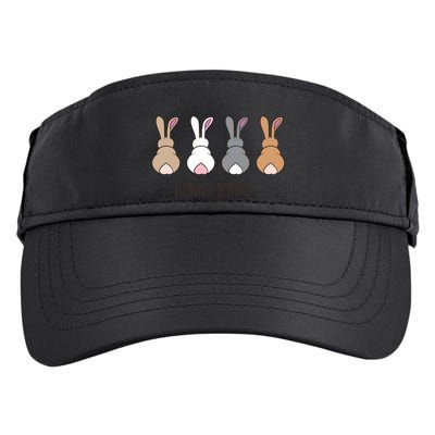 Bunny Squad Funny Rabbits Team Gift Adult Drive Performance Visor
