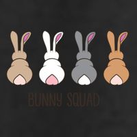 Bunny Squad Funny Rabbits Team Gift Adult Drive Performance Visor