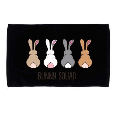 Bunny Squad Funny Rabbits Team Gift Microfiber Hand Towel