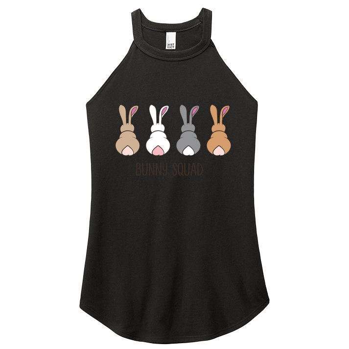 Bunny Squad Funny Rabbits Team Gift Women's Perfect Tri Rocker Tank