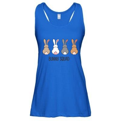 Bunny Squad Funny Rabbits Team Gift Ladies Essential Flowy Tank