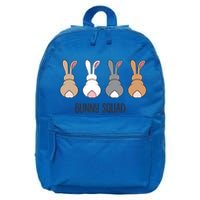Bunny Squad Funny Rabbits Team Gift 16 in Basic Backpack