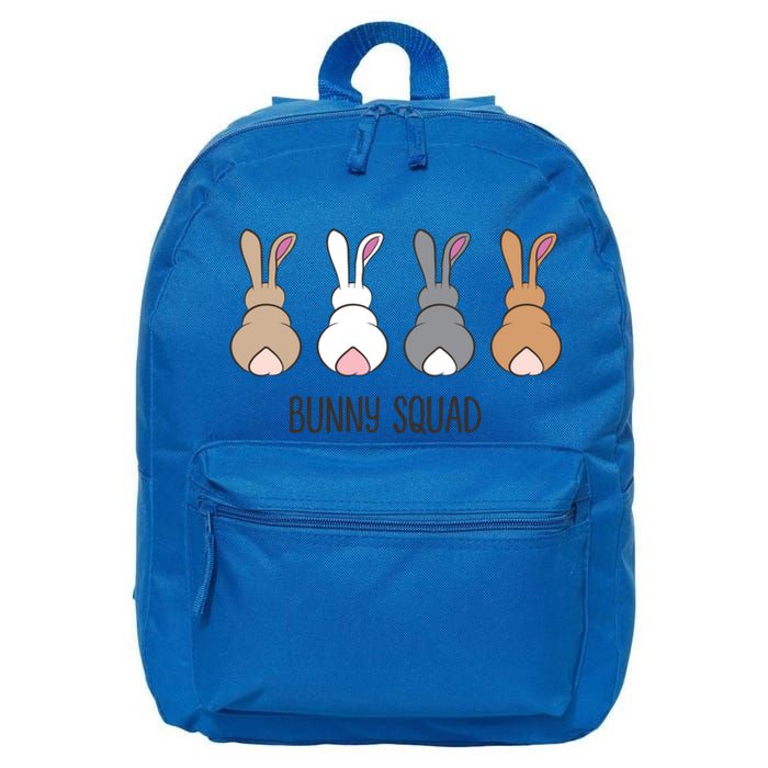 Bunny Squad Funny Rabbits Team Gift 16 in Basic Backpack