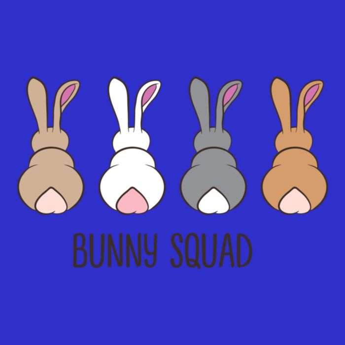 Bunny Squad Funny Rabbits Team Gift 16 in Basic Backpack