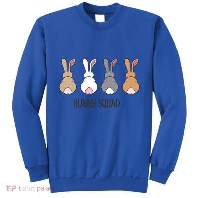 Bunny Squad Funny Rabbits Team Gift Tall Sweatshirt