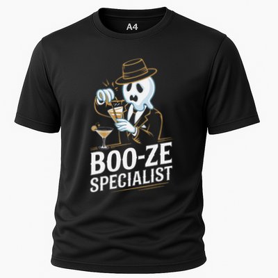 Booze Specialist Funny Ghost For Halloween Party Lovers Performance Shirt