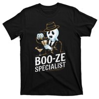 Booze Specialist Funny Ghost For Halloween Party Lovers T-Shirt