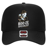 Booze Specialist Funny Ghost For Halloween Party Lovers Trucker Hat
