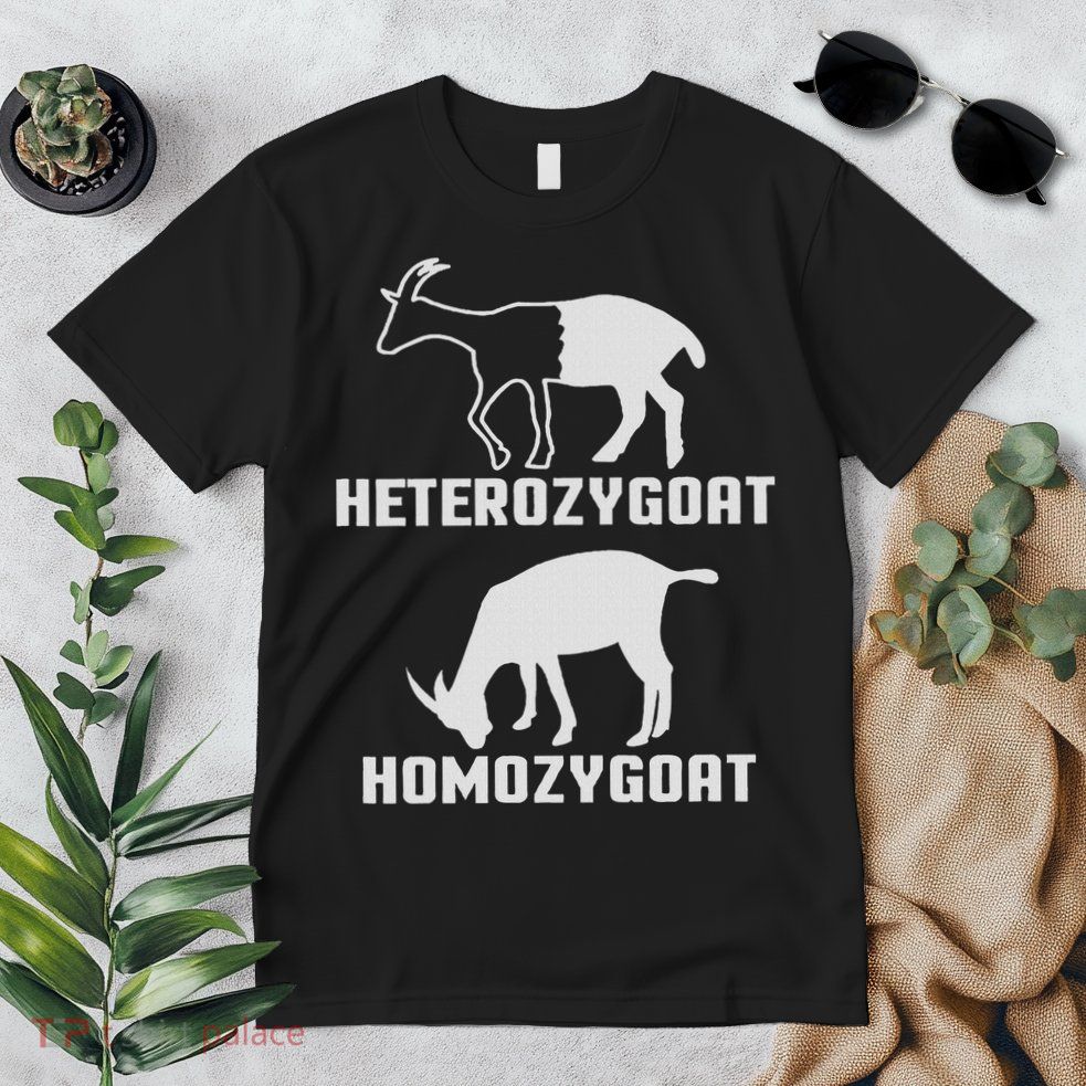 Biology Science Funny Heterozygoat Homozygoat Premium T-Shirt
