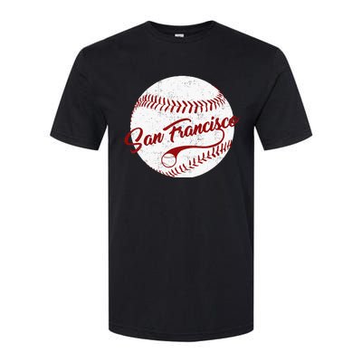 Baseball San Francisco Vintage Giant Ball National Pastime Softstyle® CVC T-Shirt