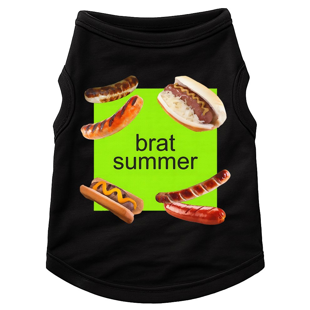 Brat Summer Funny Hot Dog Bratwurst Summer Doggie Tank