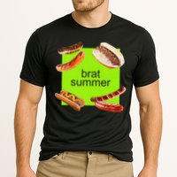 Brat Summer Funny Hot Dog Bratwurst Summer Cooling Performance Crew T-Shirt