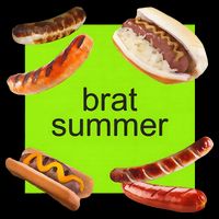 Brat Summer Funny Hot Dog Bratwurst Summer Cooling Performance Crew T-Shirt