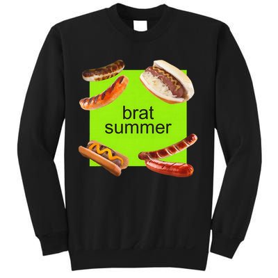 Brat Summer Funny Hot Dog Bratwurst Summer Sweatshirt