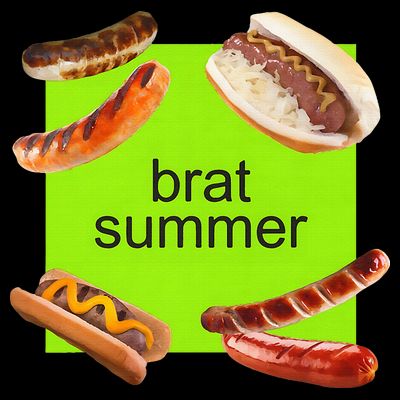 Brat Summer Funny Hot Dog Bratwurst Summer T-Shirt