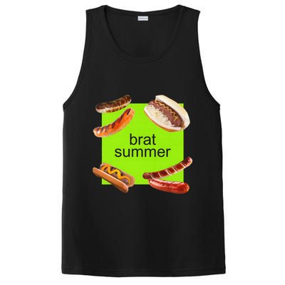 Brat Summer Funny Hot Dog Bratwurst Summer PosiCharge Competitor Tank