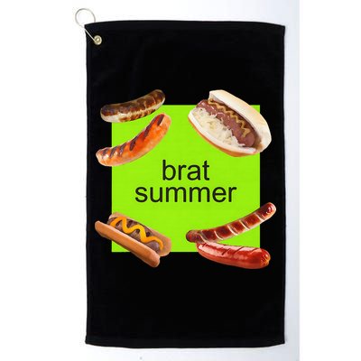Brat Summer Funny Hot Dog Bratwurst Summer Golf Towel