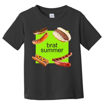 Brat Summer Funny Hot Dog Bratwurst Summer Toddler T-Shirt