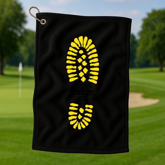 Boot Sole Golf Towel