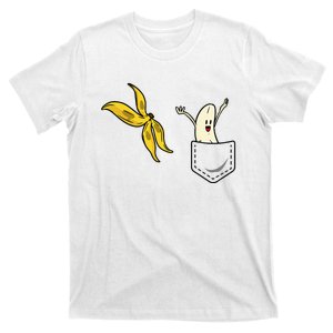 Banana Striptease Funny Banana Pocket Cool T-Shirt