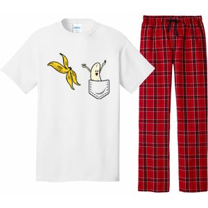 Banana Striptease Funny Banana Pocket Cool Pajama Set