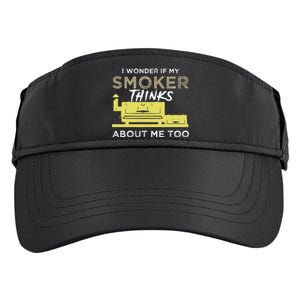 BBQ Smoker Funny Smoking Meat Grilling BBQing Adult Drive Performance Visor